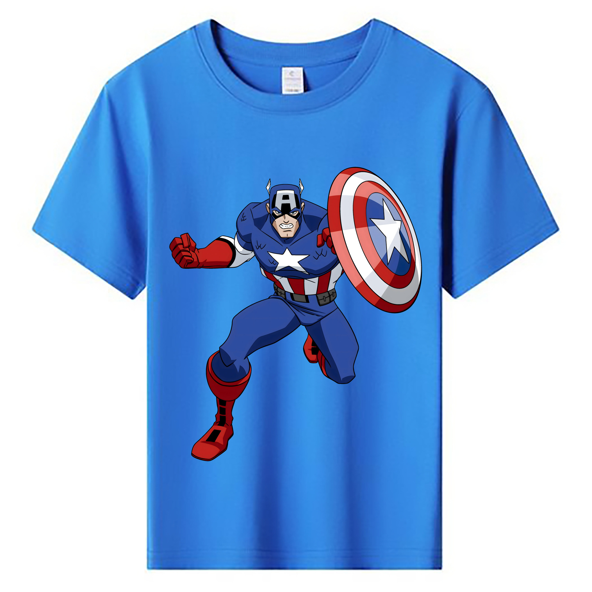 （画像用） アベンジャーズ The Avengers 綿100％キッズTシャツ（フロントプリント）